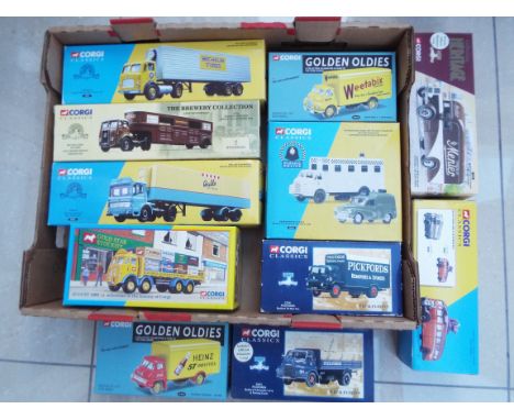 Corgi Classics - eleven boxed diecast models comprising # 08004, # 20501, # 21401, # 27701, # 09802, # 19302, # 33201, # 2470