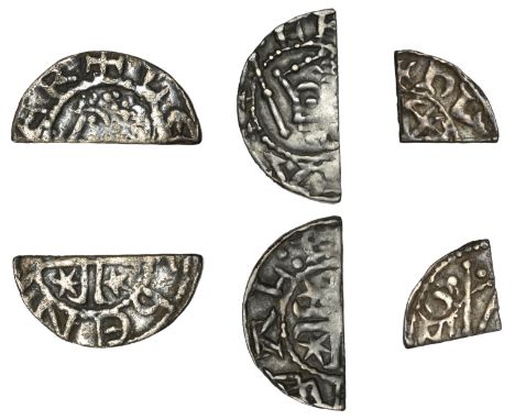 William the Lion (1165-1214), Short Cross and Stars coinage, Phase B, Cut Halfpence (2), class V, Hue Walter, crude bust left