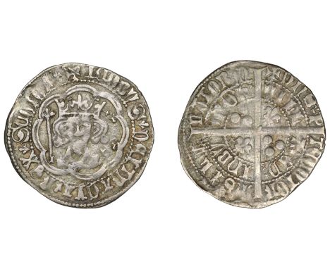 James I (1406-1437), First Fleur-de-lis issue, Groat, Edinburgh, type III, mm. cross pattée, tressure of eight arcs, small li