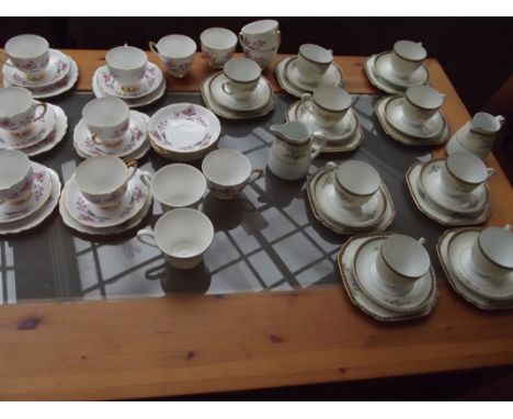 Noritake tea set together with a Regent tea set 