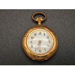 Kleine 14K Taschenuhr