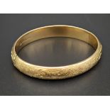 Armreif mit Rocaille Deco - Gold 14K