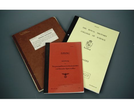 A 1977 reprint of the Restricted 1969 Royal Military College of Science Ammunition Branch publication "Grenades. Part 1, Brit