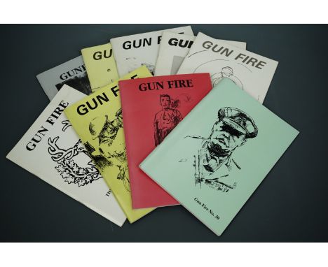 Nine various issues of "Gun Fire" a journal of First World War history