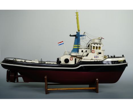 A scale model tug boat "Banckert", 64 cm long