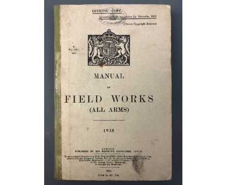 A British military official publication "Manual of Field Works (All Arms)", 1925