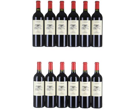ß  2019 L'Aurage, Castillon-Cotes de Bordeaux  OWC 12x75cl IN BOND