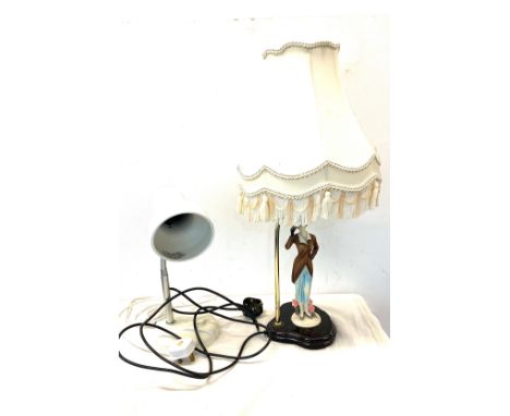 2 Table lamps and one standard lamp