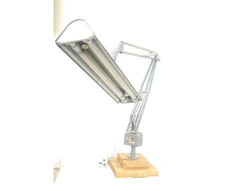Vintage metal industrial style desk lamp, by 1001 lamps Limited, working order