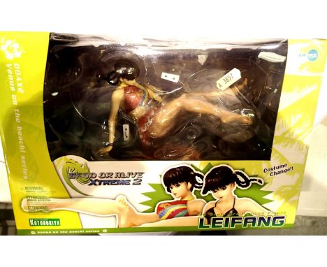 1:6 scale painted figure by Kotobukiya, Leifang, from Dead or Alive Extreme 2. P&amp;P Group 1 (£14+VAT for the first lot and