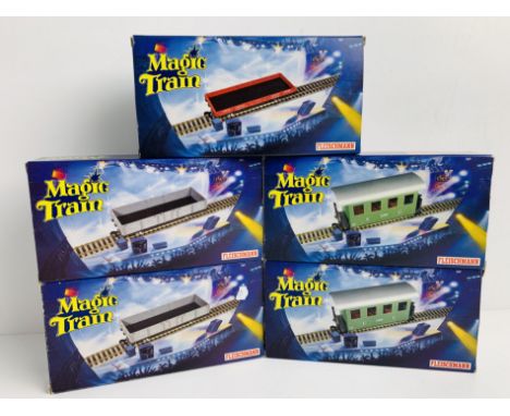 5x Fleischmann 'Magic Train' Rolling Stock - Boxed. P&amp;P Group 2 (£18+VAT for the first lot and £3+VAT for subsequent lots