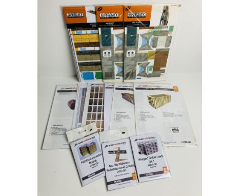 12x Scale Model Scenery &amp; Superquick Laser Cut Wood Kits &amp; Card Kits - All Sealed in Packets. P&amp;P Group 2 (£18+VA