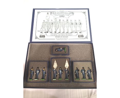 Britains Collectors Club edition 1997 RAF Colour Squadron ten piece set. P&P Group 2 (£18+VAT for the first lot and £3+VAT fo