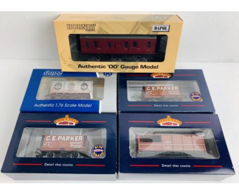 5x Hornby / Bachmann / Dapol Wagons - Most Limited Edition - Boxed. P&amp;P Group 2 (£18+VAT for the first lot and £2+VAT for