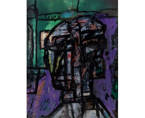 PROPERTY FROM THE COLLECTION OF MR. K.B. GOEL, ART CRITIC: Five chemical works by Francis Newton Souza from the Private Colle