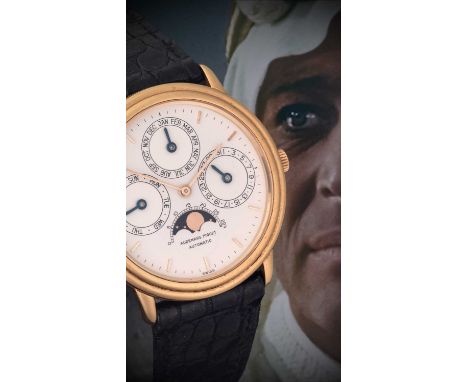 Honorary Academy Award winner, Peter O’Toole’s Audemars Piquet watch.An Audemars Piguet reference 5548 automatic Quantieme Pe