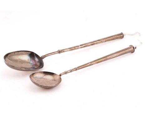 A silver copy of the 'Salusbury Ladle', inscribed around the bowl 'Copy of the Salusbury ladle 1684 given to the Fishmongers'