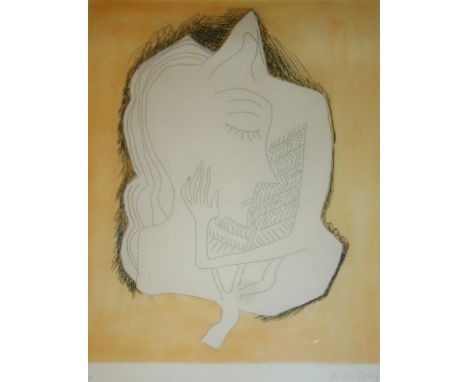 EMMANUEL RADNITSKY, called MAN RAY (1890-1976) MAGIE DE L'IMAGE Colour etching with aquatint, 1971, signed in pencil and numb