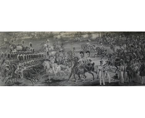A FOLIO OF VARIOUS PRINTS, SOME ON A MILITARY THEME to comprise examples in various media by or after R. Dighton, W. Heath (`