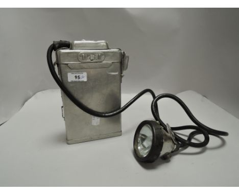 A Vintage Superlite Cap Lamp Type A7 Miner's Lamp by Ceag Ltd, Barnsley.