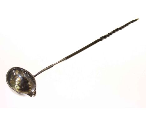 Silver and baline punch ladle