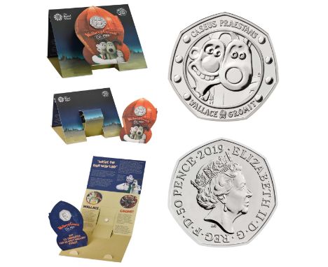 Royal Mint 2019 Wallace and Gromit brilliant uncirculated UK 50p coin presentation pack.  As you'd expect with anything relat