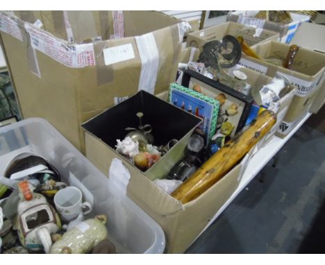 Boxed Wedgwood, Royal Worcester and decorative ceramic items, glass and metalware (5 boxes)  