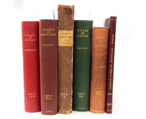 Dallaway, James "Enquiries into the Origin and Progress of the Science of Heraldry in England with Explanatory Observations o