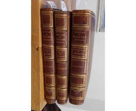 Dallaway, James"A History of the Western Division of the County of Sussex...", 2 vols, vol 1 London T Bensley 1815, vol 2 Lon