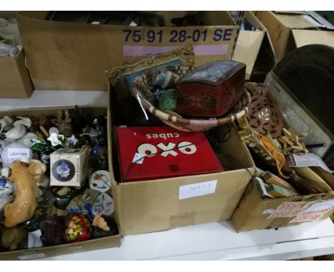 A quantity of collectables and decorative ceramic items (3 boxes) 