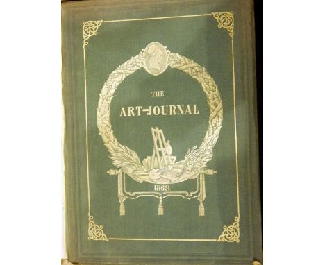 A large quantity of the Art Journal, some rebound, mainly original bindings (6 boxes) 