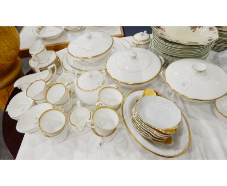 A Royal Worcester 'Viceroy' pattern part table service comprising coffee cups and saucers, milk jugs, sugar bowls, vegetable 