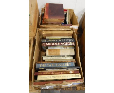 A quantity of books on art including Walcott "Architectural Watercolours and Etchings", a descriptive bibliography of books i