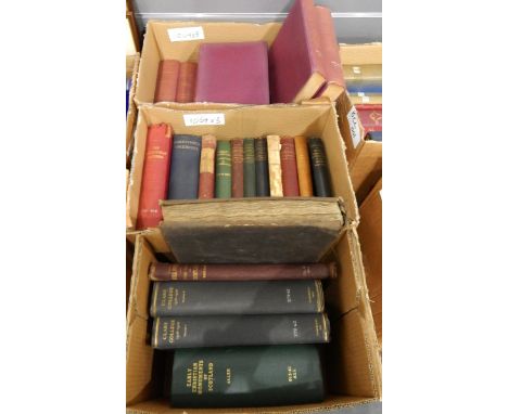 A quantity of books including the first, second, third annual meeting of the Library Association, Library Association transac
