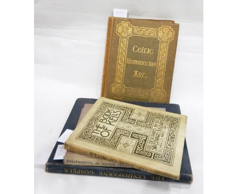 Millar, Eric George "The Lindesfarn Gospels", printed by order of the trustees of the British Museum 1923, coloured frontis, 