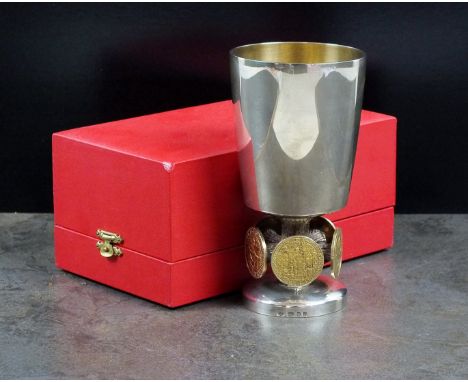 Stuart Devlin, The Bristol 600 silver goblet, London 1973, limited edition 372/600, presented within original fitted box with