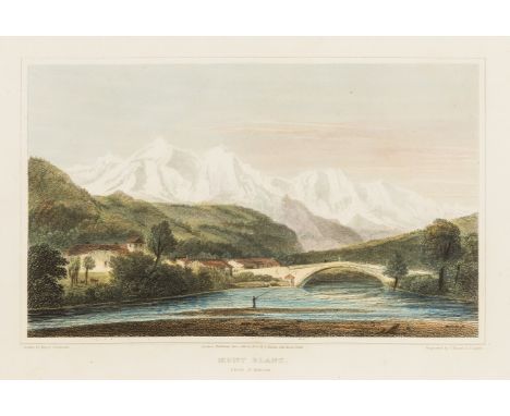 Alps.- Cockburn (Major James Pattison) Swiss Scenery, engraved vignette title, 60 plates and tail-piece after Cockburn, all w
