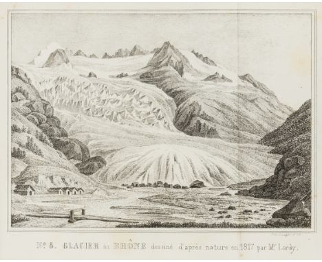 Alps.- Charpentier (Jean de) Essai sur les Glaciers et sur le Terrain Erratique du Bassin du Rhone, first edition, errata lea