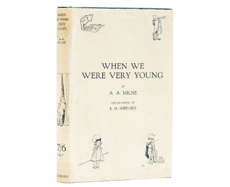 Milne (A. A.) When We Were Very Young, first edition, second issue with roman numerals 'ix' and 'x' to contents pp., illustra