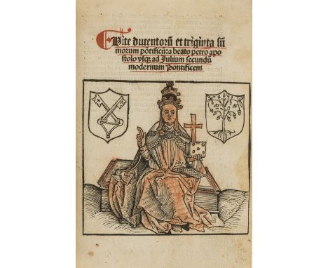 Mela (Pomponius) De totius Orbis descriptione, collation: a-i8 and 4, woodcut device of Jean Petit on title and that of Gille