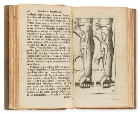 Anatomy.- Harvey (William) Exercitationes anatomicae, de motu cordis & sanguinis circulatione, additional engraved pictorial 
