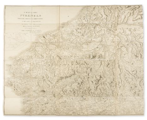 Pyrenees.- Arrowsmith (Aaron) A Map of the Pyrenees and the Adjacent Provinces by Roussel, and Blottiere with additions from 