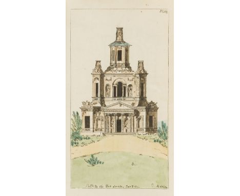 Middleton (Charles) The Architect and Builder's Miscellany...containing Original Picturesque Designs in Architecture, first e