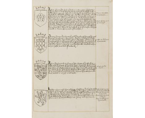 Heraldry.- Cooke (Robert, herald, d. 1593) The Armes of the Nobility of England R. Cooke Clarencieusx 1572 XIIII Eliz., manus