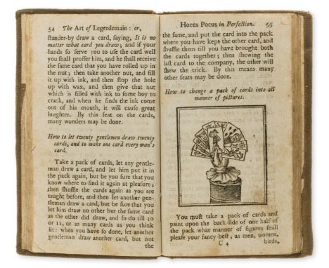 Magic & Conjuring.- Dean (Henry) The whole Art of Legerdemain; or, Hocus Pocus in Perfection, 132pp., eighth edition, woodcut