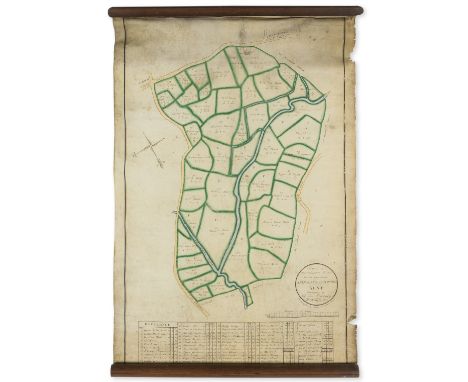 Kent Estate Map.- Brazier (John, surveyor) A Plan of Bradbourn Farm in the Parishes of Sevenoaks and Otford Kent belonging to
