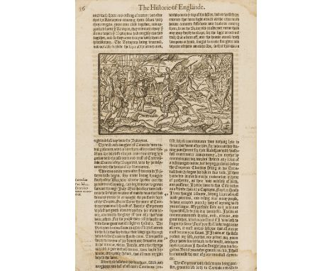 Holinshed (Raphael) The firste volume of the Chronicles of England, Scotlande, and Irelande. Conteyning, the description and 