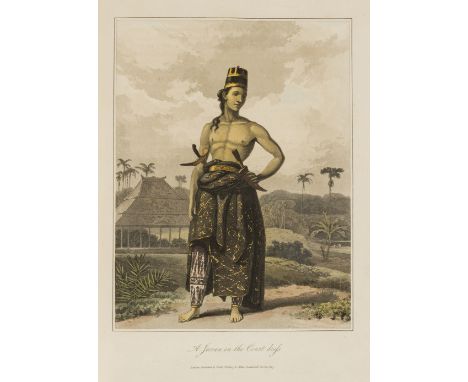 Asia.- Raffles (Sir Thomas Stamford) The History of Java, 2 vol., first edition, 65 engraved plates, many aquatint, 10 hand-c