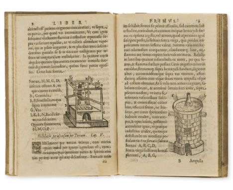 Porta (Giovanni Baptista della) De distillatione lib. IX, first edition, woodcut printer's device on verso of final leaf, epi