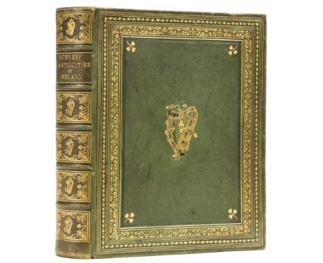 Ireland.- Bartlett (William Henry) The Scenery and Antiquities of Ireland, 2 vol. in 1, engraved additional titles, folding m